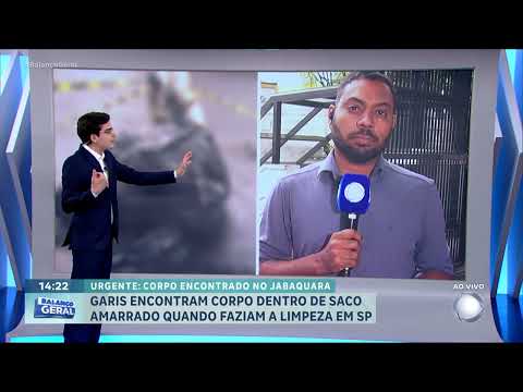 Corpo é encontrado em saco de lixo no Jabaquara,zona sul de SP