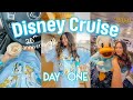 Disney cruise day 1  my first time on the wish  last 25th anniversary silver sailing