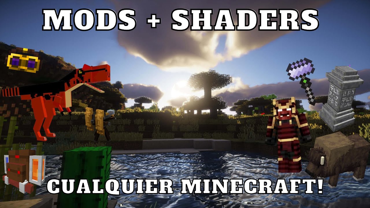 Como instalar mods y Shaders en Minecraft JAVA o BEDROCK || Minecraft ...