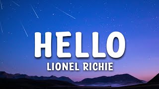 Lionel Richie - Hello Lyrics