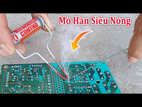 Video Cách Hàn Thiếc sáng bóng mà không cần Mỏ Hàn Điện 220v... - youtube