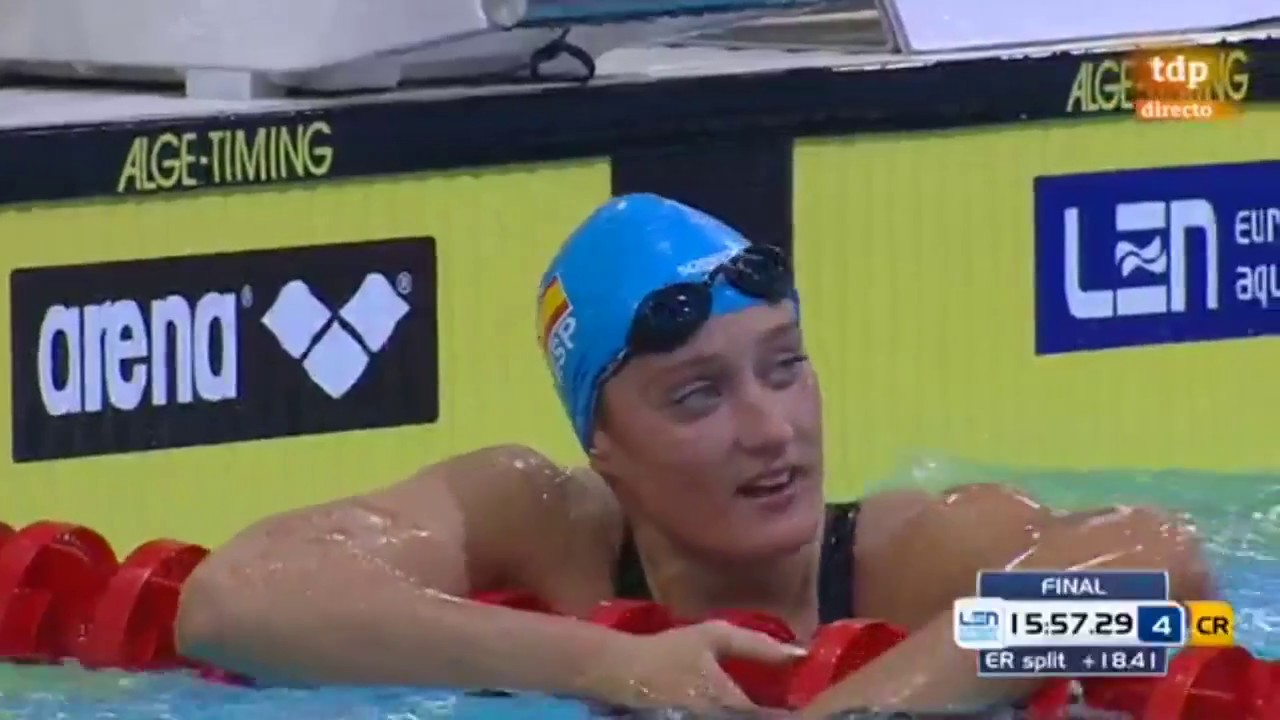 Final 1500m Libres Femenino (Mireia Belmonte (Oro)) (23-08-2014)