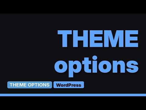 Wordpress: WP Page Options Array