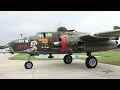 Engines ROAR on North American B-25 Start Up & Taxi!