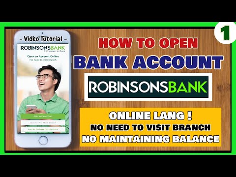 Robinsons Bank Account: How to open Robinsons Bank online [ Gamit lang ang CELLPHONE mo! ]