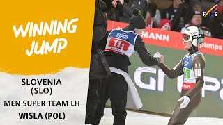 Kos and Lanisek reign supreme in Wisla Super Team | FIS Ski Jumping World Cup 23-24
