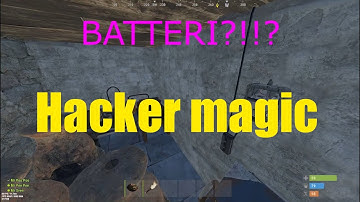 RUST - When a HACKER team RAIDS you and STEAL ur BATTERY through the wall