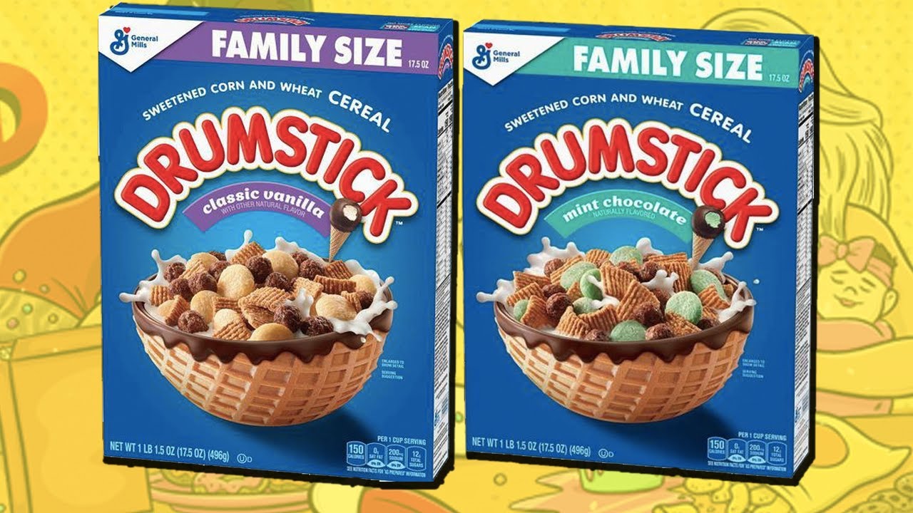 Cereal Time Drumstick Cereal! YouTube