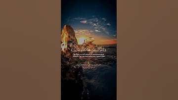 وإذا بشر أحدهم بالأنثى ظل وجهه مسودا وهو كظيم ـ القارئ عبدالرحمن مسعد #quran #قرآن