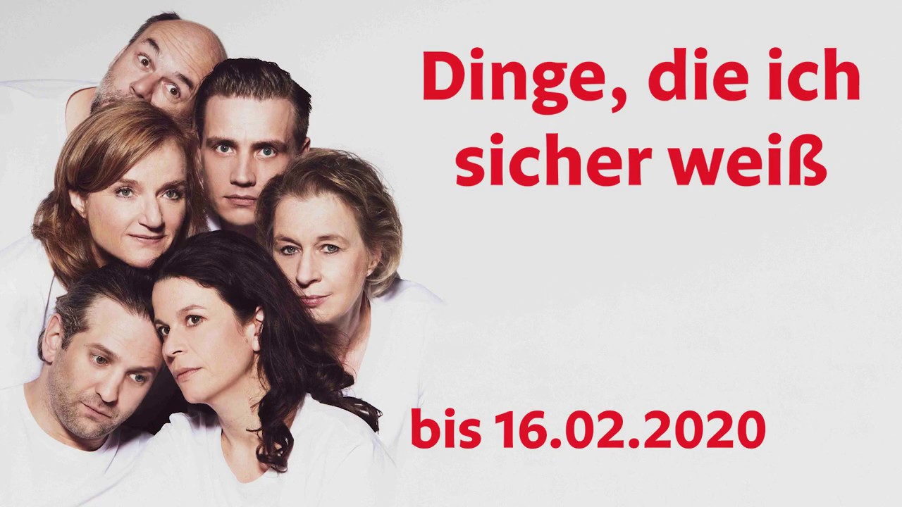 Ernst Deutsch Theater ›Dinge, die ich sicher weiß‹ YouTube Ernst Deutsch Theater ›Dinge, die ich sicher weiß‹ YouTube