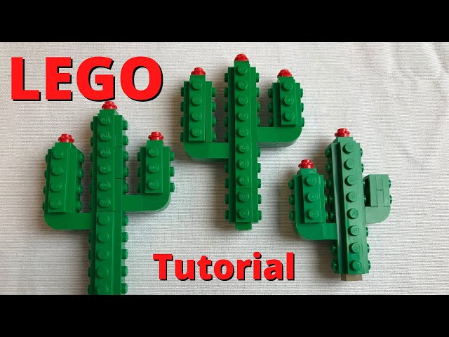 LEGO Tutorial | How to build a LEGO Cactus - YouTube