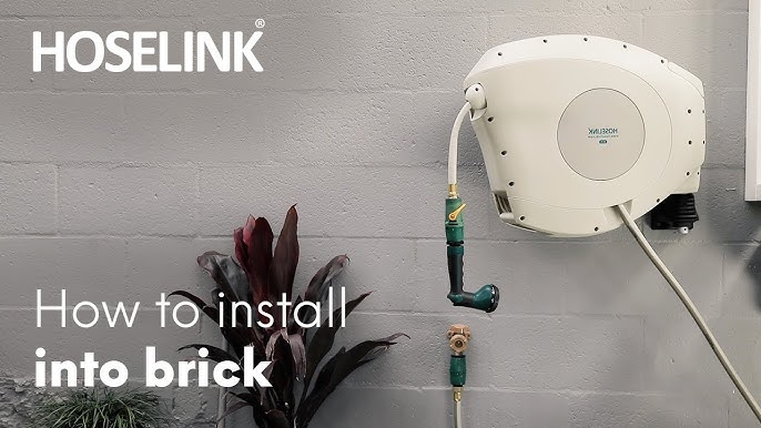 Hoselink USA - How to Install Our Retractable Garden Hose Reel on to Siding  