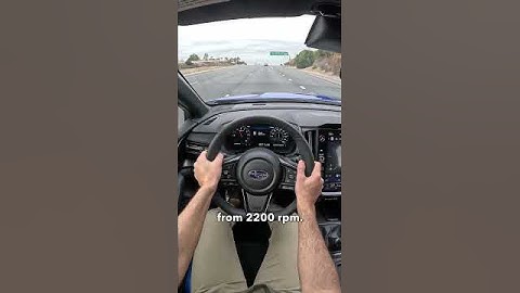 The Subaru WRX tS Needs to Downshift to Pass