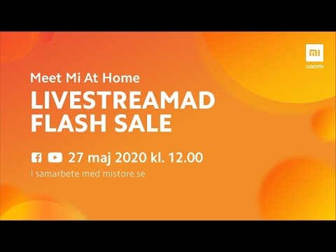 Video till Xiaomi kör livesänd rea