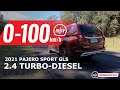 2021 Mitsubishi Pajero Sport 0-100km/h & engine sound