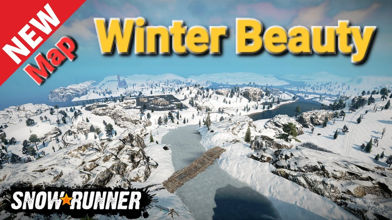 New Map Winter Beauty In SnowRunner Season 9 @TIKUS19 - YouTube