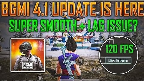 Finally BGMI 4.1 Update Is Here | Super Smooth + 120 Fps Test | Crash & Penguin Voice Issue