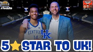 ‘Mark Pope Is on a HEATER!’ | 5-Star Ryan Hampton COMMITS to Kentucky | Next Gen Hoops REACTION
