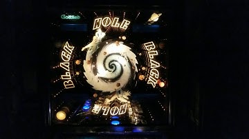 Gottlieb Black Hole Pinball Backglass Animation (1RPM)