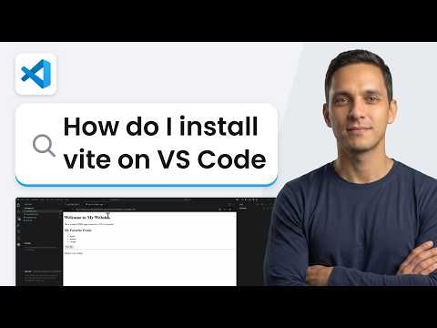How to Install Vite on VS Code (2026 Method)
