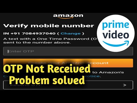 Amazon Prime Video Verification Code Not Received Account Create Sign Up Problem Solved Youtube