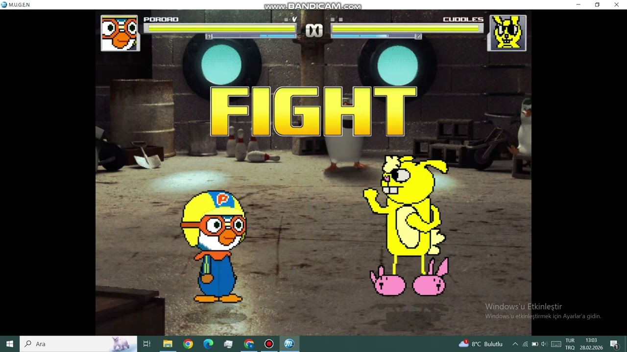 mugen pororo vs cuddles
