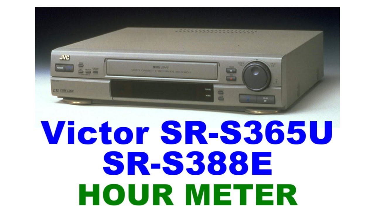 [Victor] HOUR METER - SR-S365U SR-S388E [JVC]