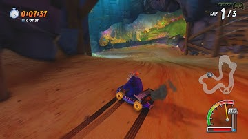 Crash Team Racing Nitro Fueled Velo & Developer Time Trials - Dragon Mines