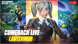 Conqueror lobby full rush gameplay 👻BGMI  LIVE STREAM |