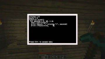 computercraft: how to program a timer that counts up