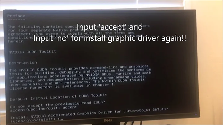 How to install CUDA in Ubuntu 16.04 LTS