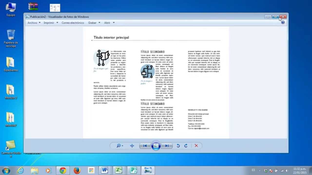 guardar un folleto de publisher a word - YouTube