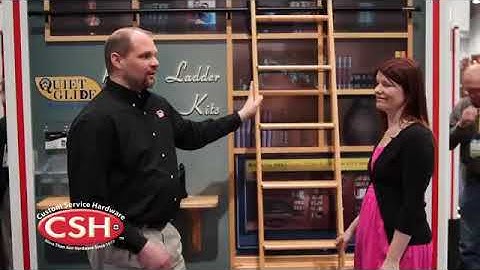 Rolling Ladder with Quiet Glide Technology