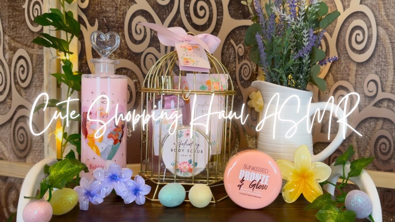 ASMR Whispered Home Bargains Shopping Haul | Pretty Spring & Easter Items & More