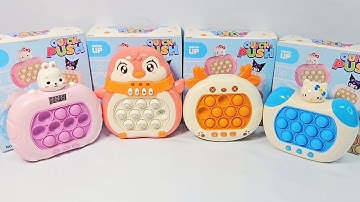 ASMR Playing Pop it Electronic Fast Push Game Fidget Toy | Stage Mode | Level Mode