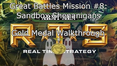 Army Men RTS Great Battles mission #8(Sandbox Shenanigans) gold medal walkthrough