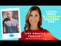Live greatly podcast  social media  linkedin success tips with kristel bauer  scott aaron