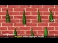 Ten green bottles hanging on the wall  3d animation nursery rhyme for children