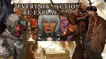 Every Single Warhammer 40k (WH40k) Faction Re-Explained | Part 2  | The Chill Zone Reacts