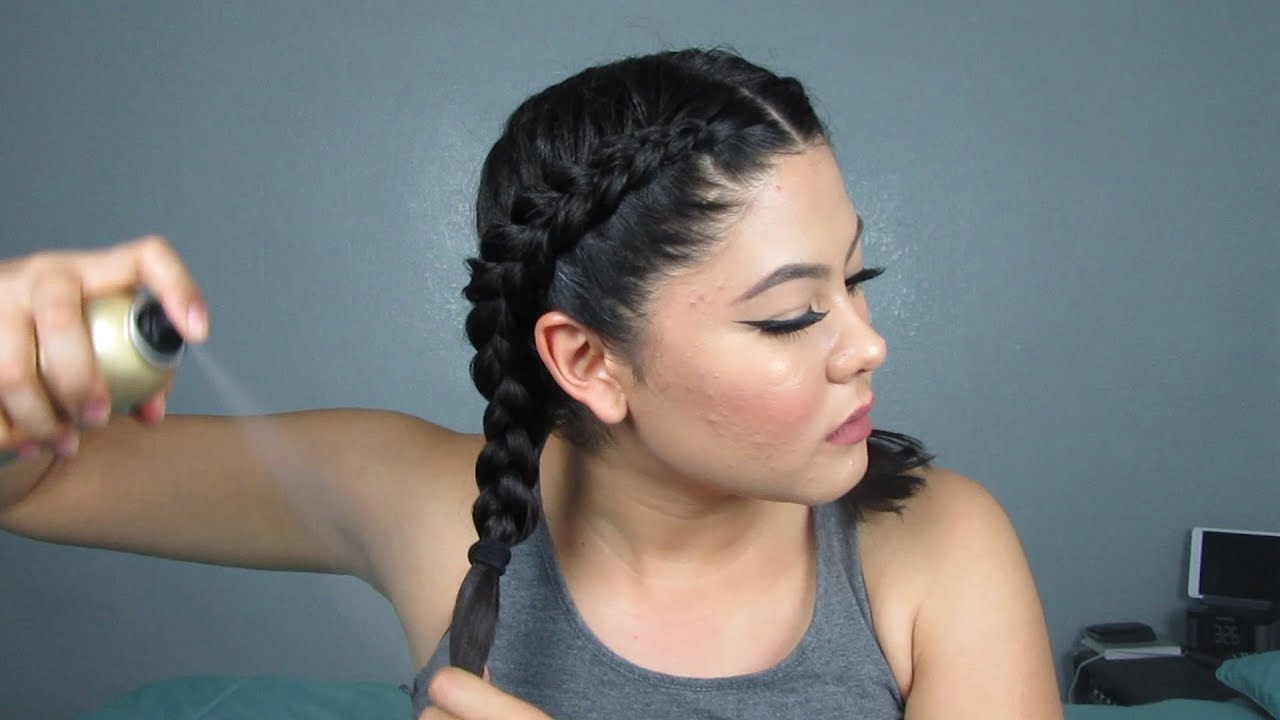 KYLIE JENNER INSPIRED HAIR TUTORIAL!! BRAIDS | ESMERALDA MENDEZ - YouTube