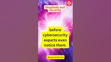 DeepSeek & Security: Outsmarting Threats Before They Strike 🛡️🤖 #ai #deepseek #intelligenttechnology