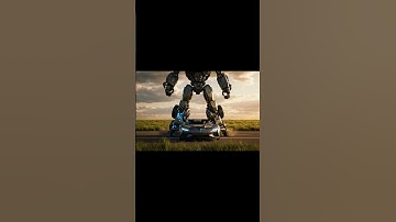 From Sports Car to Giant Robot 😮 | Hyper Realistic VFX #robot #ai #aishorts #veo3