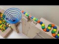 マーブルランレース☆バネのクルクル+踏切バリア+トラック+回転プレート+クアドリラ+HABA+キュボロ
