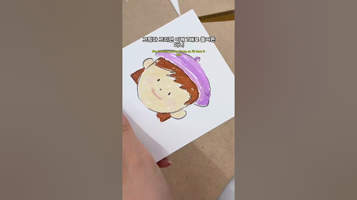 사람 긴장시키는 미술재료🪄근데 캐귀여움