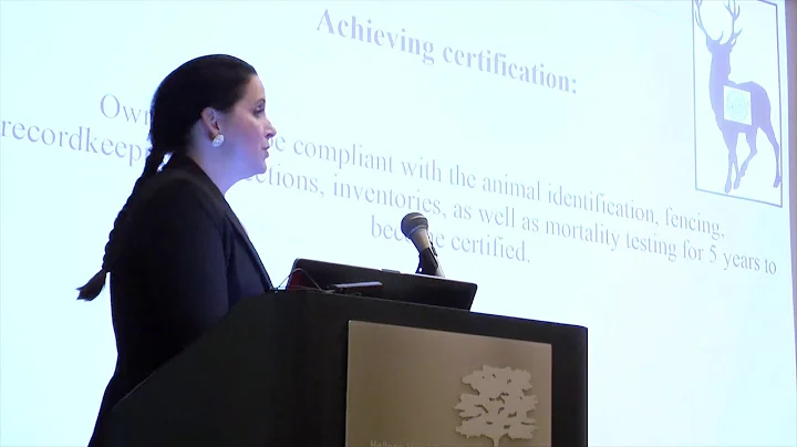 CWD National Perspective: Captive Herd Certificati...