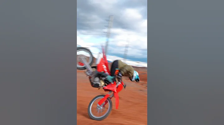 Beginner Tries Jumping A Dirt Bike