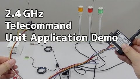 Demonstrating the application of the 2.4 GHz Telecommand unit