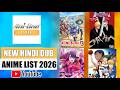 UPCOMING ANIONE INDIA NEW HINDI DUB ANIMES OF 2026 | Fact Theories