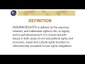 HUMAN RIGHTS - CIVIC EDU