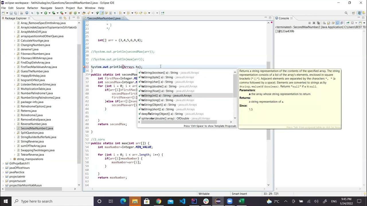 JAVA Çalışmaları-3b Second Max Number - YouTube